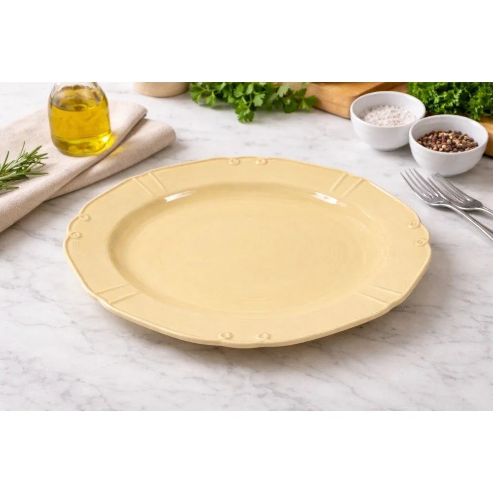 Corelle Traditions Yellow 14.5” Oval Serving Platter Vintage